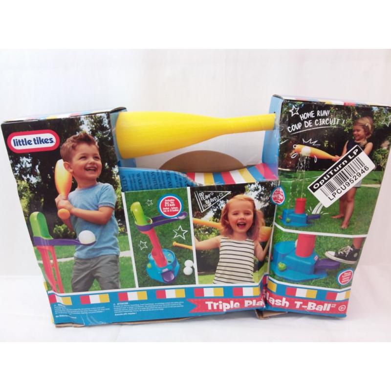 Little Tikes 3-In-1 Triple Splash T-Ball Set with 3 Balls