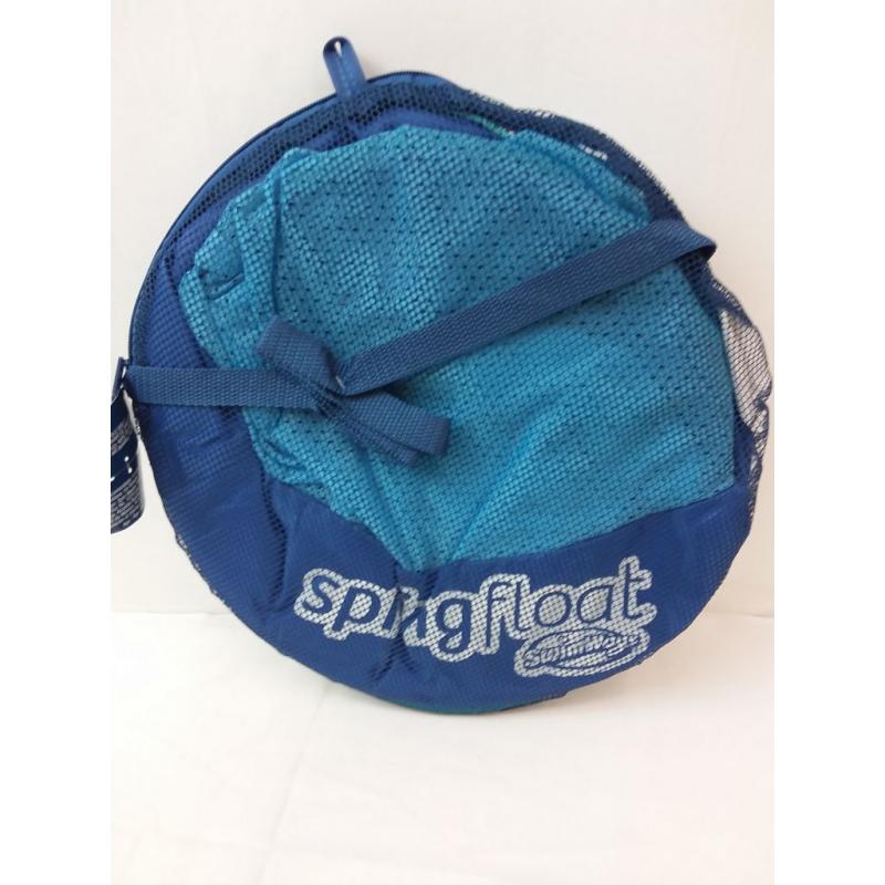 Swimways Spring Float Papasan Pool Lounger With Hyper-flate Valve - Blue