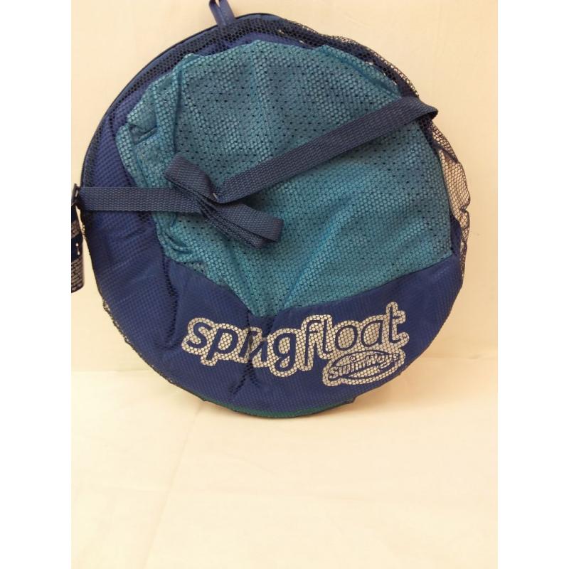 Swimways Spring Float Papasan Pool Lounger With Hyper-flate Valve - Blue