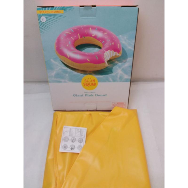 Giant Pink Donut Pool Float