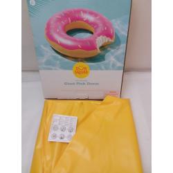 Giant Pink Donut Pool Float