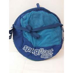 Swimways Spring Float Papasan Pool Lounger With Hyper-flate Valve - Blue