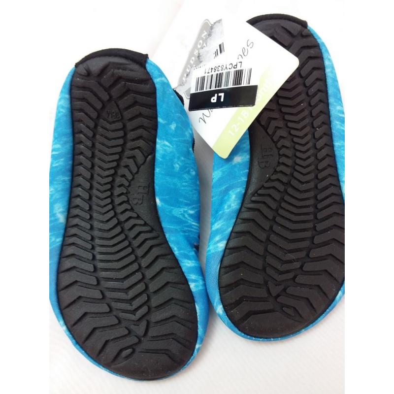 Hudson Baby Infant and Toddler Water Shoes, Dolphins, 12-18M/5 Toddler
