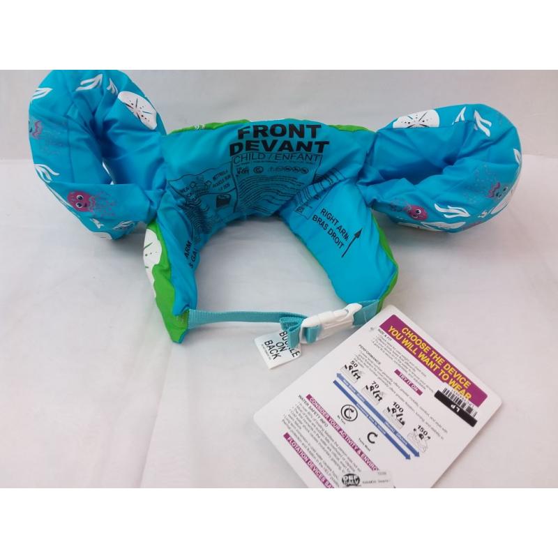 Kids' Stearns Original Puddle Jumper Swim Shifters Pool Floatie - Green/Blue