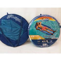 Swimways Spring Float Inflatable Pool Lounger With Hyper-flate Valve