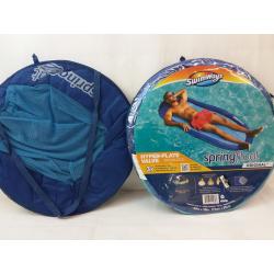 Swimways Spring Float Inflatable Pool Lounger With Hyper-flate Valve