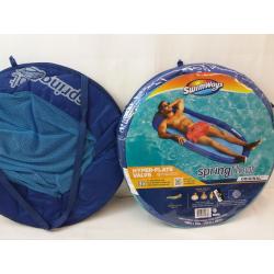 Swimways Spring Float Inflatable Pool Lounger With Hyper-flate Valve