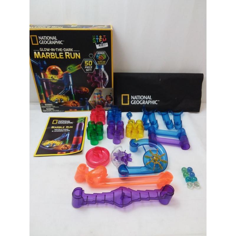 Glow-in-the-Dark Marble Run - 50pc