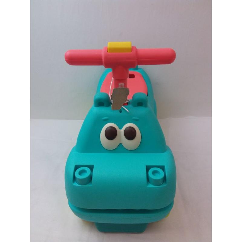 Land of B. - Hippo Ride-On & Building Blocks - Locbloc