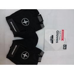 Bike Half-Finger Gloves L/XL - Black