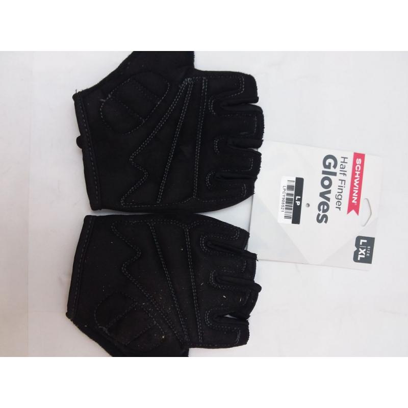 Bike Half-Finger Gloves L/XL - Black