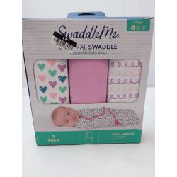 3pk small/medium Swaddle Blanket