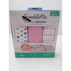 3pk small/medium Swaddle Blanket