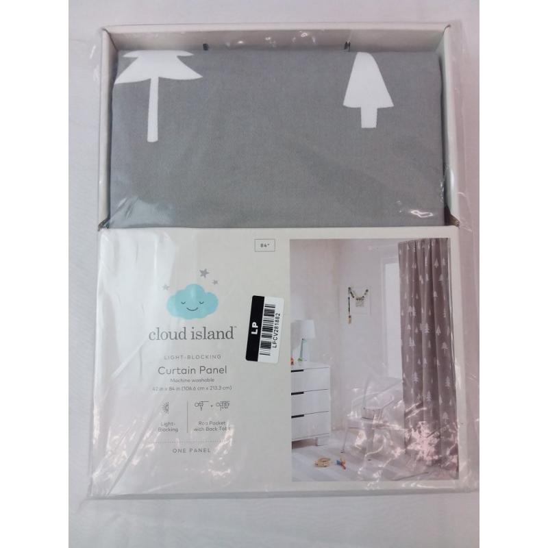 Blackout Curtain Panel Trees - Cloud Island™ Gray