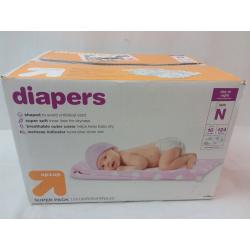 Diapers Super Pack Size Newborn - 124ct - Up & Up