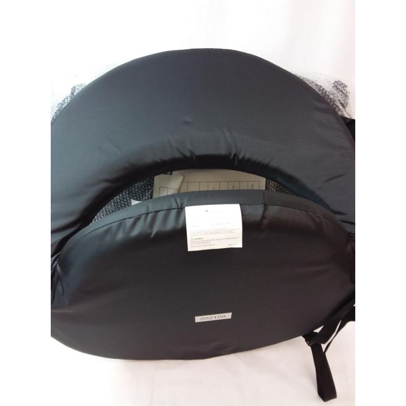 2pk Portable Stadium Seat Chair Round for Bleachers Reclining Black  Sportneer