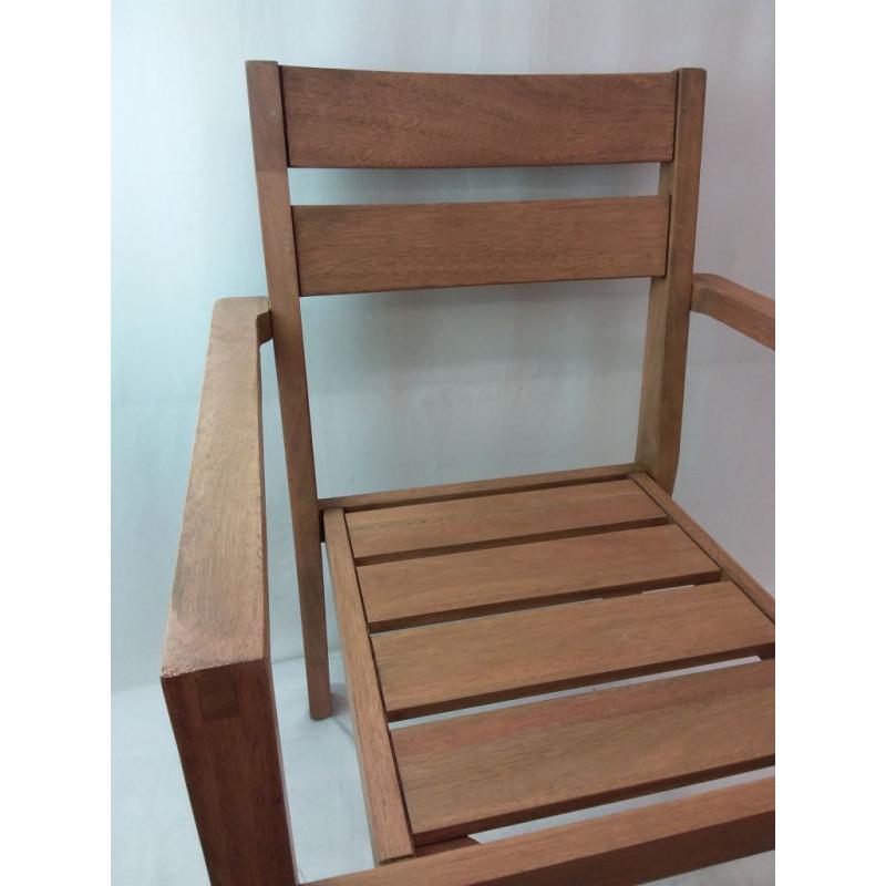 Stacking Wood Patio Chair - Threshold designed with Studio McGee