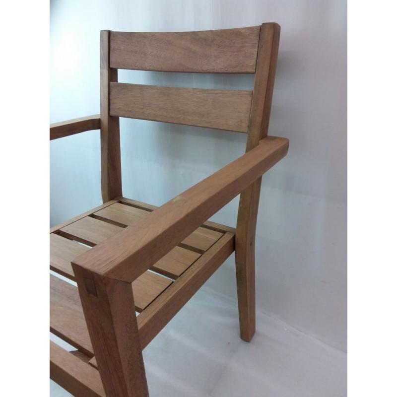 Stacking Wood Patio Chair - Threshold designed with Studio McGee