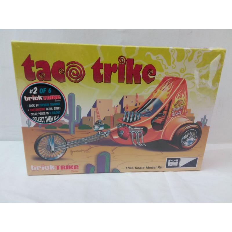 Skill 2 Model Kit Taco Trike Trick Trikes Series 1/25 Scale Model By Mpc