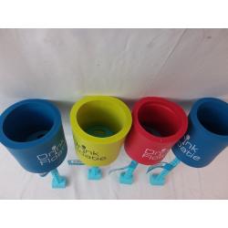 Comfy Essentials Swim, Drink Pool Toy Multi Color Floaty, Adults or Kids, Unisex