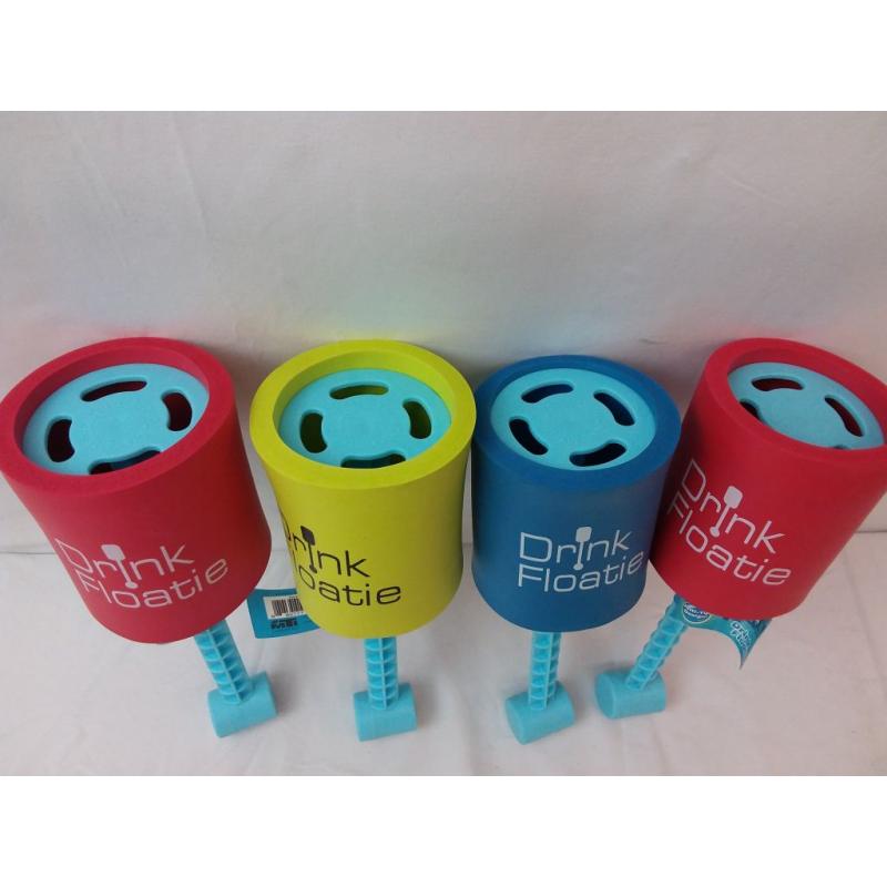 Comfy Essentials Swim, Drink Pool Toy Multi Color Floaty, Adults or Kids, Unisex