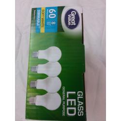 GREAT VALUE LED Light Bulbs 84 60W Soft White Dimmable