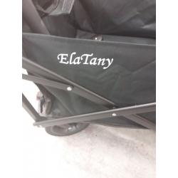 Heavy Duty Folding Wagon- Black