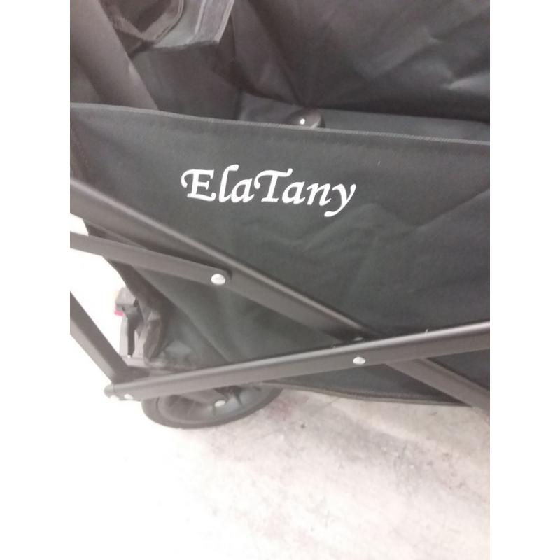 Heavy Duty Folding Wagon- Black
