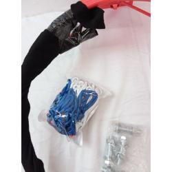 Basketball Rim, 19 Wall Door Mounted Basketball Rim Goal Net Basketball Hoop