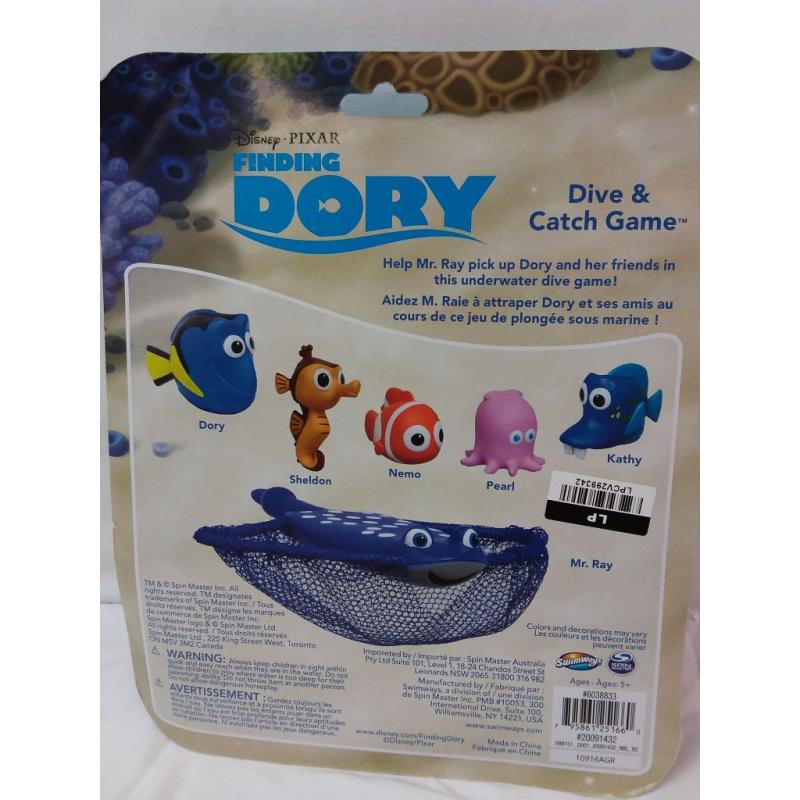 Swimways Disney Finding Dory Mr. Ray's Dive And Catch Game