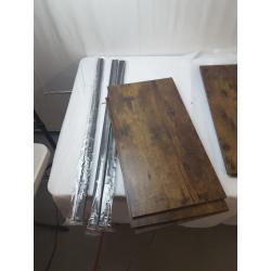 Furologee 5 Tier Bookshelf With 2 Drawers