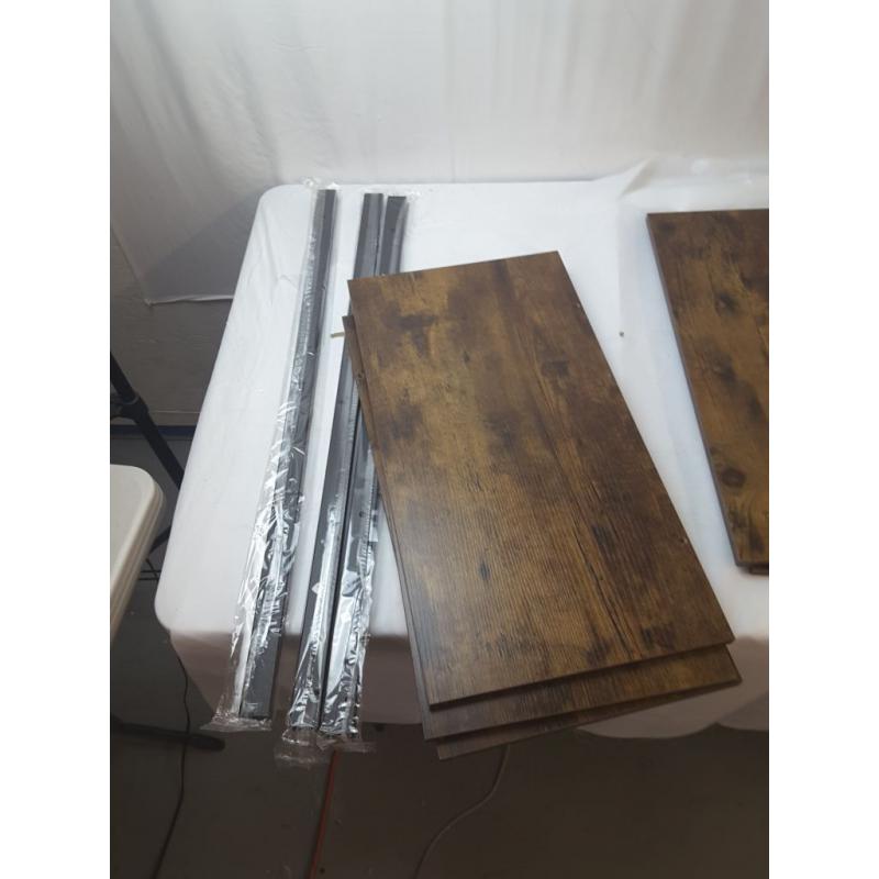 Furologee 5 Tier Bookshelf With 2 Drawers