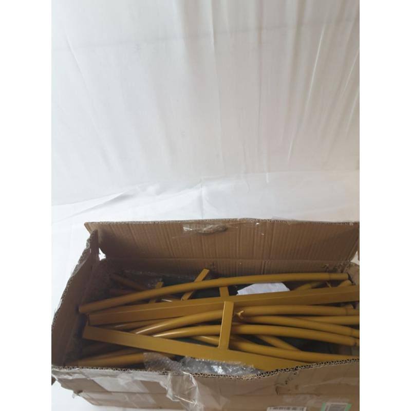 Round Metal Arch Iron Framework Gold Circular Frame