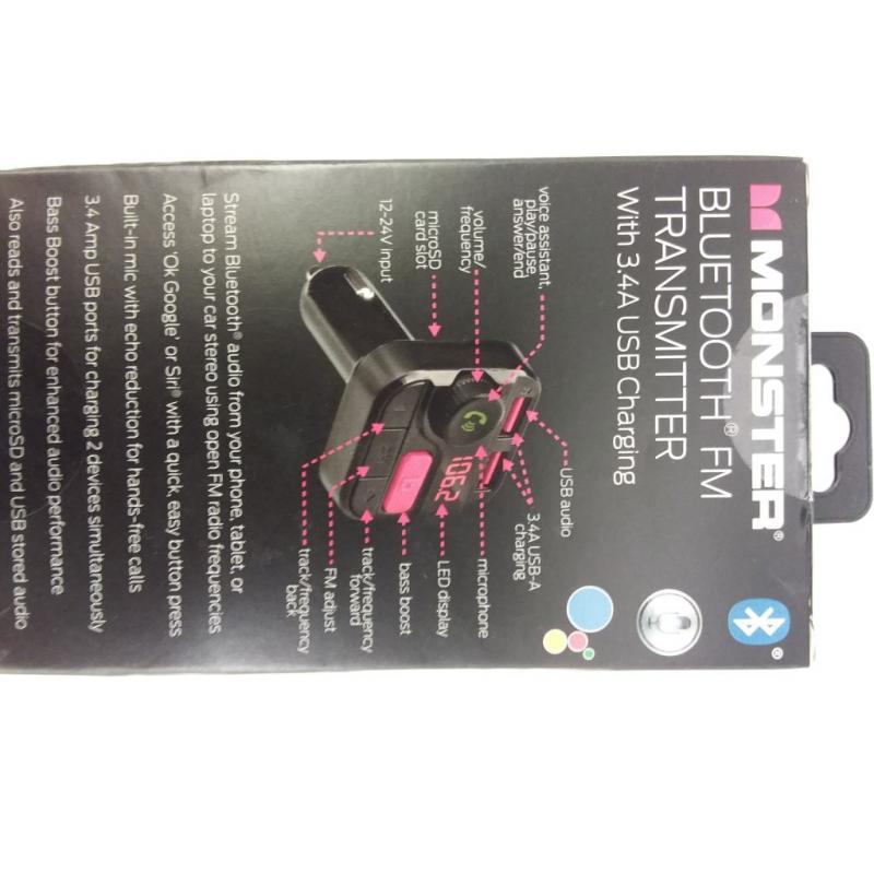 Monster Bluetooth fm Transmitter
