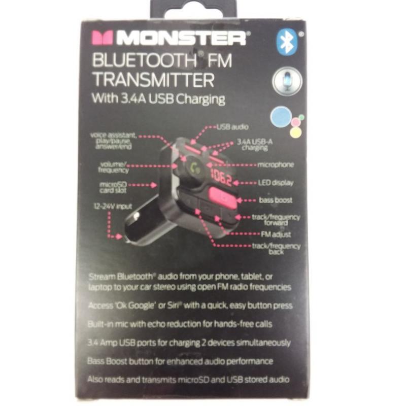 Monster Bluetooth fm transmitter