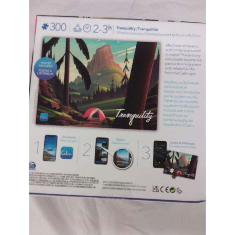 Spin Master Puzzles Calm App: Tranquility Jigsaw Puzzle - 300pc (Please be advised that sets may be missing pieces or otherwise incomplete.)