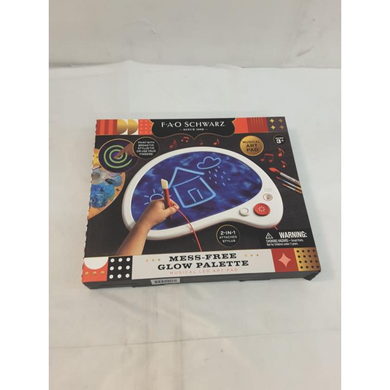 FAO Schwarz Mess Free Glow Palette Musical LED Art Pad