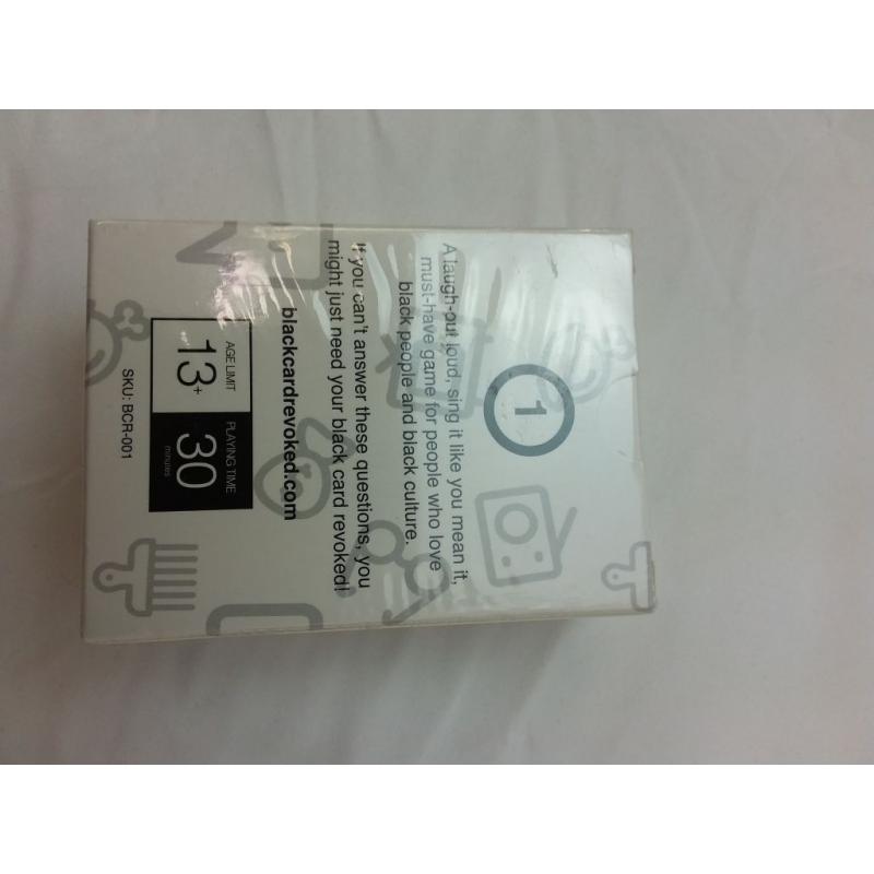 Original flavor. First edition black card revoked