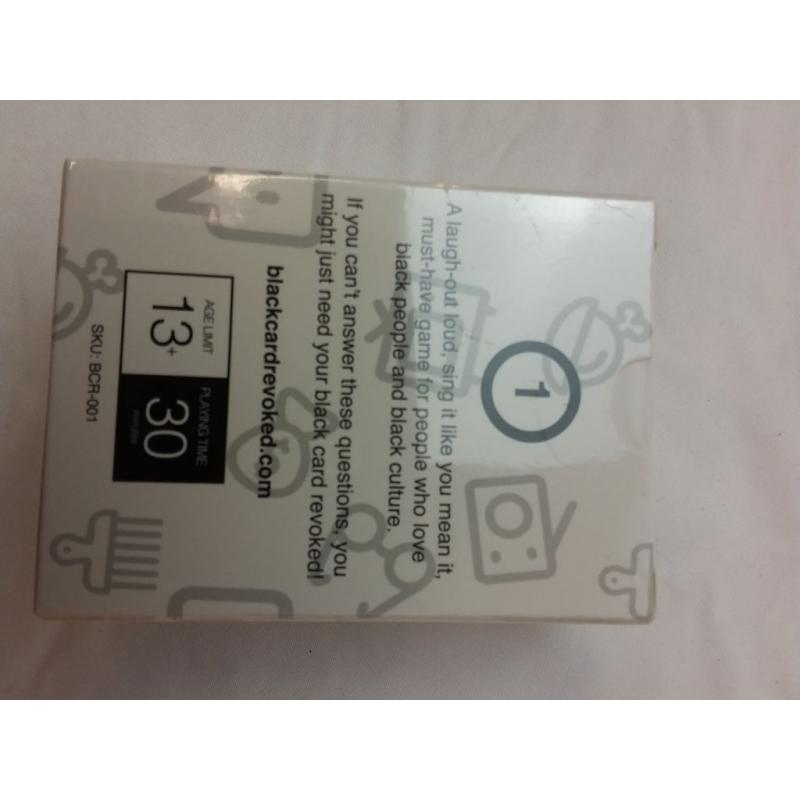 Original flavor. First edition black card revoked