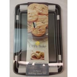 Wilton Ultra Bake Pro 3pc Cookie Sheet Set