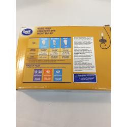 Great Value Edison Lightbulb Led 40 Watt 4 Count Deco Amber Light