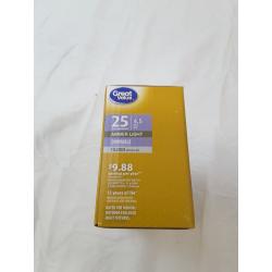 Great Value Edison LED A19, 4 Lightbulbs 25 Watt Amber Light