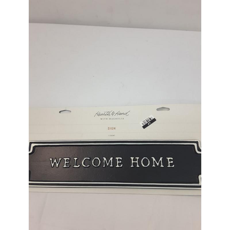 Hearth & Hand with Magnolia Welcome Home Sign