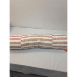 Oversized Bolster Stripe Decorative Throw Pillow Terracotta - Opalhouse
