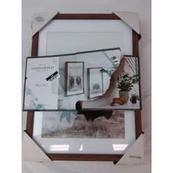 Threshold Wall Art Framed Buffalo Prints 12x16 in