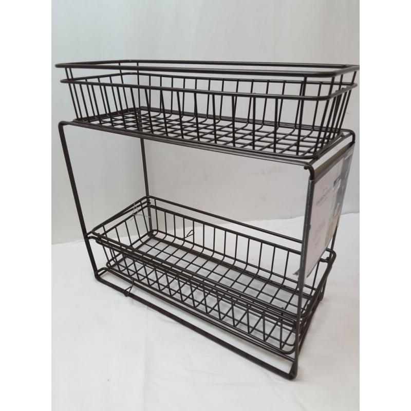 2 Tier Slide Out Storage Rack Slim - Threshold™