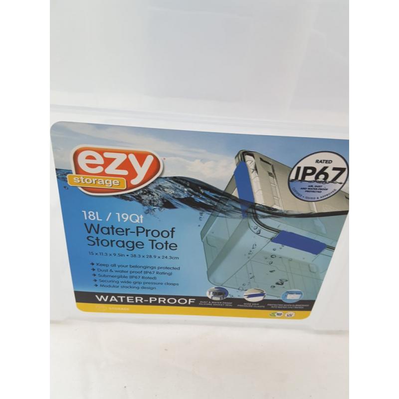 Water Proof Storage Tote 19 Quart