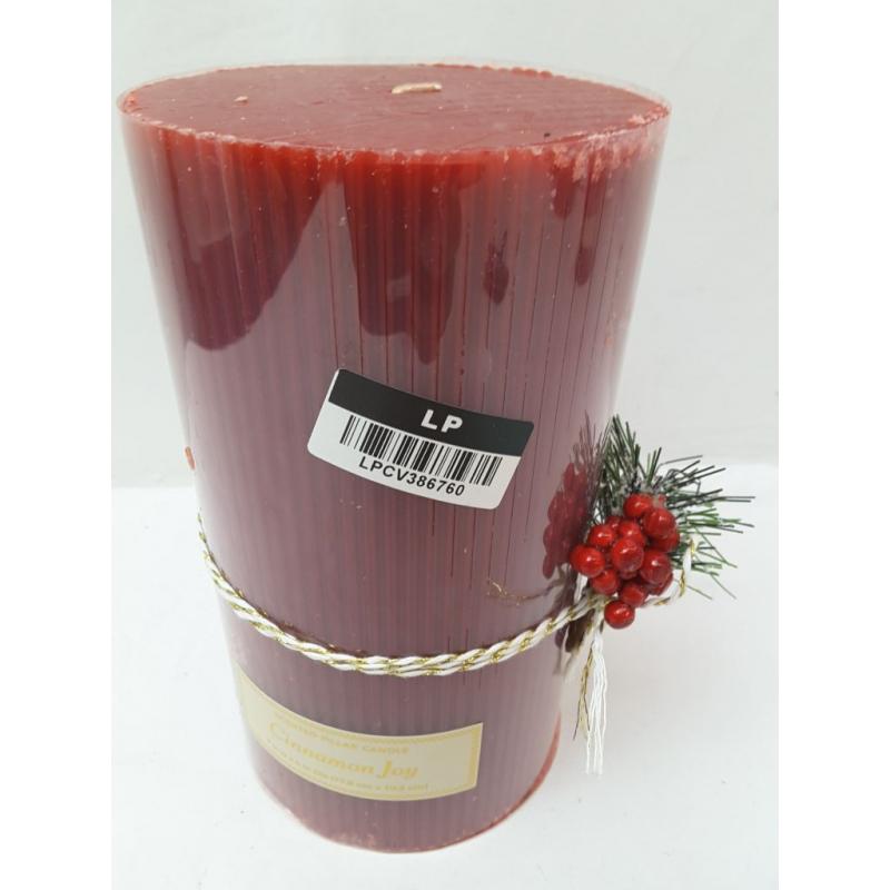 Threshold 3 x 6 Pillar Candle, Cinnamon Joy