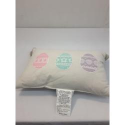 Spritz Embroidered Easter Egg Throw Pillow Home Decor 12 X 18 Natural / Pastel