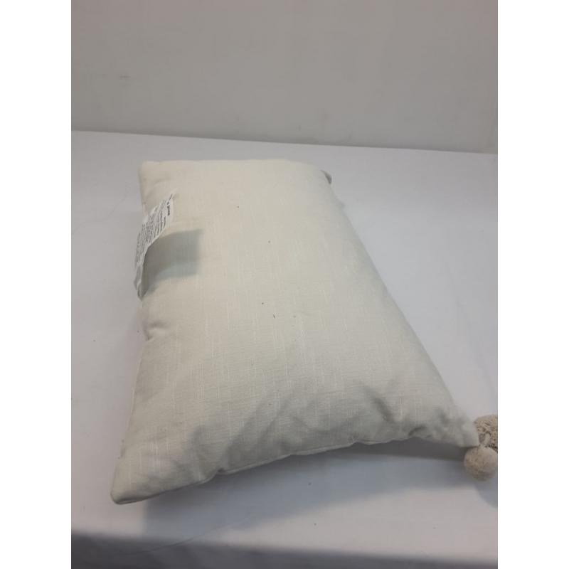 Spritz Embroidered Easter Egg Throw Pillow Home Decor 12 X 18 Natural / Pastel